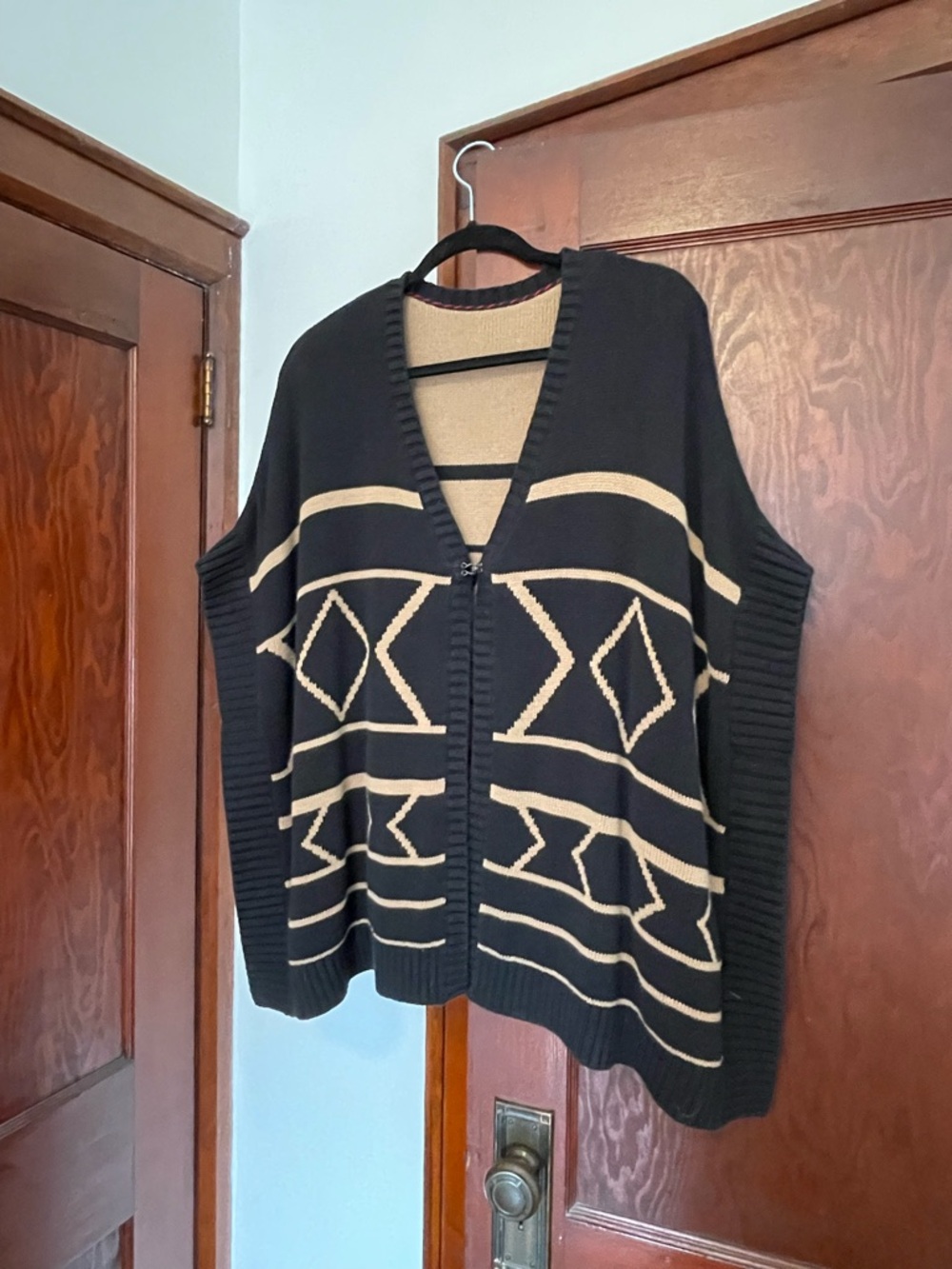 Classic BR Patterned Poncho